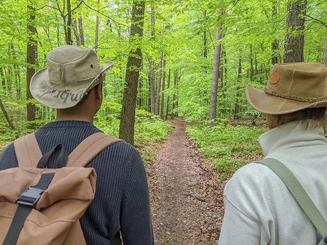 Hiking Learn German Under Apple Trees